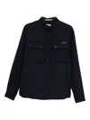 Paolo Pecora Double-pocket Button-down Shirt In Blue