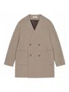Paolo Pecora Double-breasted Coat In Multi