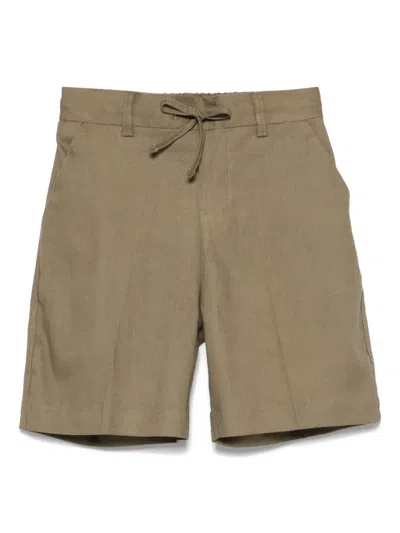 Paolo Pecora Kids' Drawstring Bermuda Shorts In Green