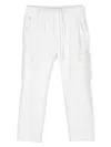 Paolo Pecora Drawstring Cargo Pants In White