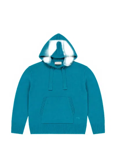Paolo Pecora Kids' Drawstring Hoodie In Blue