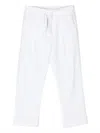 Paolo Pecora Drawstring-fastening Waist Trousers In White