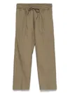 Paolo Pecora Drawstring Trousers In Green