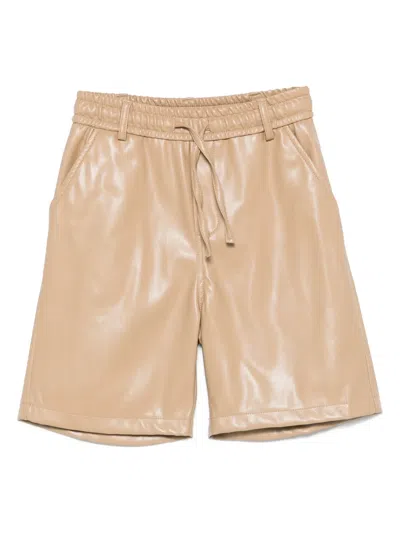 Paolo Pecora Kids' Drawstring-waist Shorts In Brown
