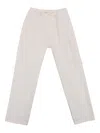 Paolo Pecora Drawstring-waist Trousers In Neutral