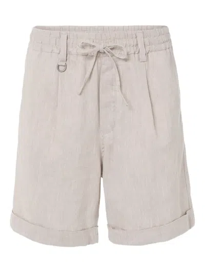 Paolo Pecora Drawstrings Shorts In Neutral