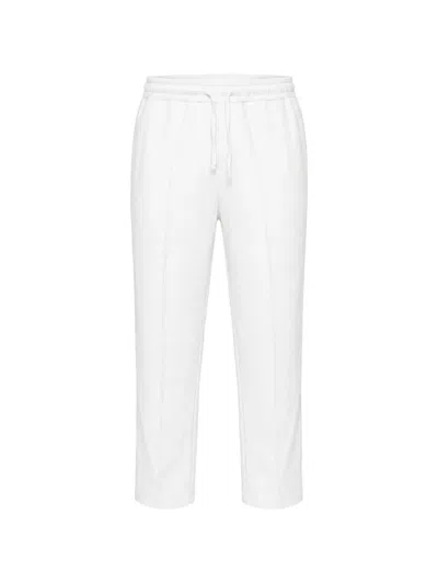 Paolo Pecora Kids' Drawstring-waist Track Pants In White
