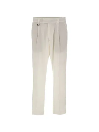 Paolo Pecora Duomo Pleated Trousers In White