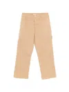 Paolo Pecora Elasticated Trousers In Neutral