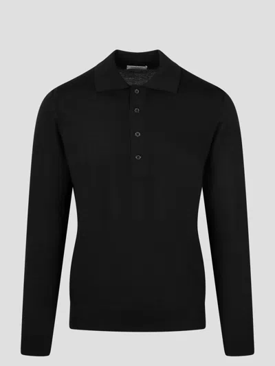 PAOLO PECORA EXTRAFINE MERINO WOOL POLO