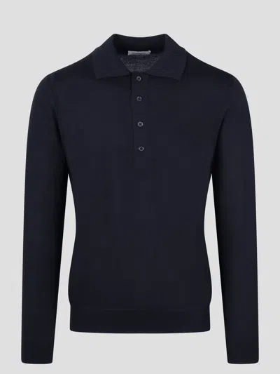 PAOLO PECORA EXTRAFINE MERINO WOOL POLO