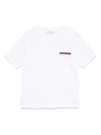 Paolo Pecora Kids' Faux Pocket-detailed T-shirt In White