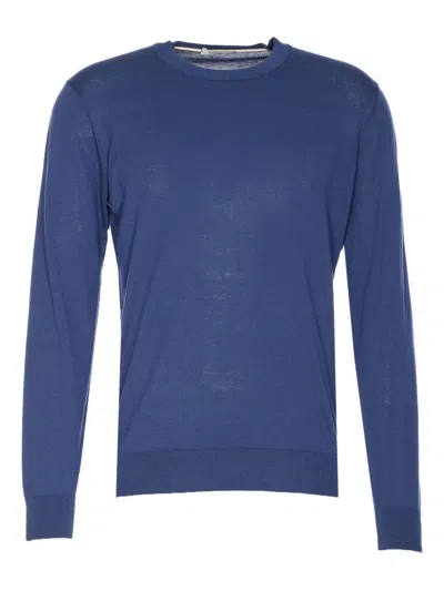 Paolo Pecora Fine-knit Jumper In Blue