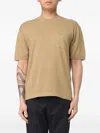 Paolo Pecora Fine-knit T-shirt In Neutrals