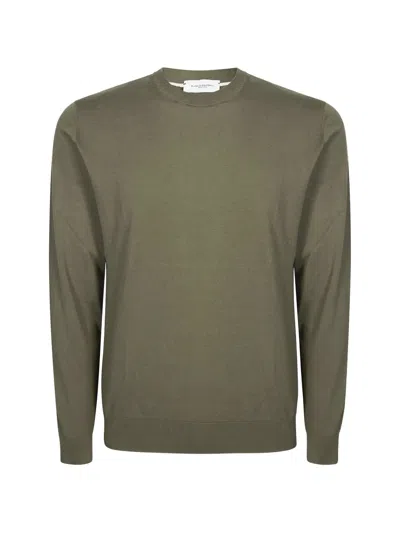 Paolo Pecora Gc Crewneck Knitted Sweater In Green