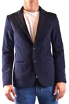 Paolo Pecora Men's Blue Other Materials Outerwear Jacket In Blue