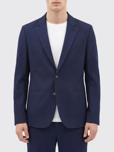Paolo Pecora Jacket Men  In Blue