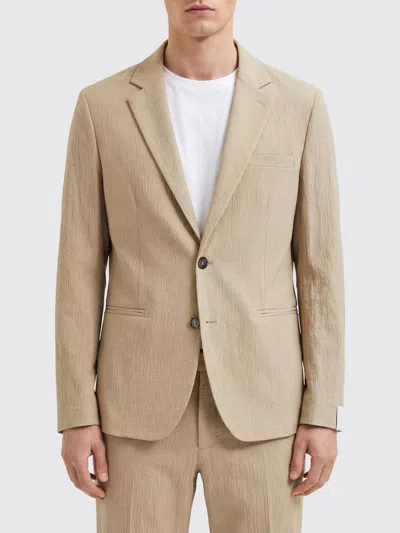 Paolo Pecora Jacket Men  In Brown