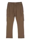 Paolo Pecora Jersey Sweatpants In Brown