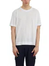 Paolo Pecora Jersey T Shirt In Yellow Cream