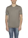 Paolo Pecora Crew Neck M/m T-shirt In Neutrals