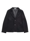 Paolo Pecora Single-breasted Tailored Blazer In Black