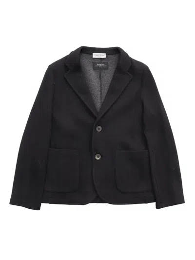 Paolo Pecora Kids' Single-breasted Tailored Blazer In Black