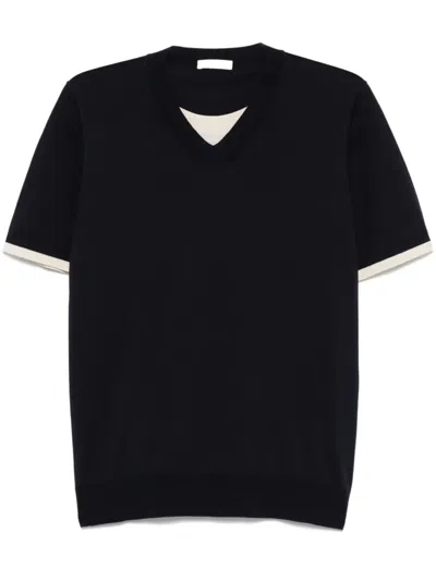 Paolo Pecora Layered T-shirt In Blue