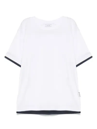 Paolo Pecora Kids' Layered T-shirt In White