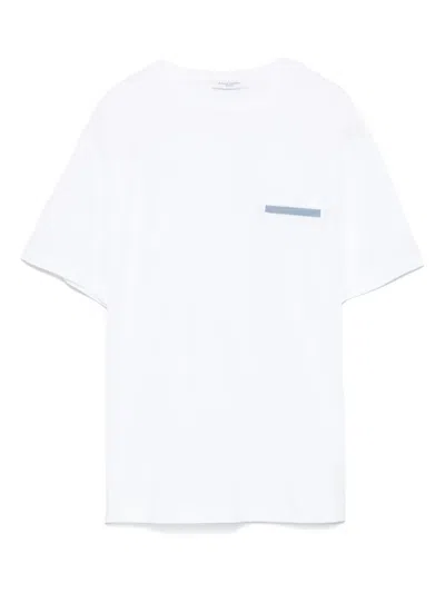 Paolo Pecora Kids' Lightweight-jersey T-shirt In White