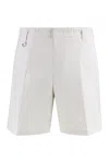 Paolo Pecora Linen-blend Bermuda Shorts In Sand