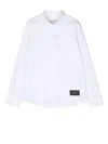 Paolo Pecora Logo-patch Button-up Shirt In White