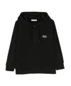 Paolo Pecora Logo-patch Zip-up Hoodie In Black