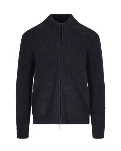 PAOLO PECORA LONDON SMOKE WOOL CARDIGAN
