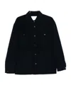 Paolo Pecora Long-sleeved Casual Jacket In Black