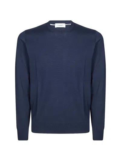 Paolo Pecora Long-sleeves T-shirt In Blue