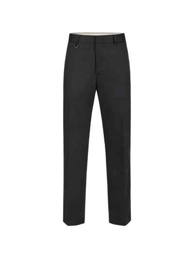 Paolo Pecora Loose-fit Chino Trousers In Black