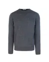 PAOLO PECORA REGULAR GREY CREW NECK SWEATER