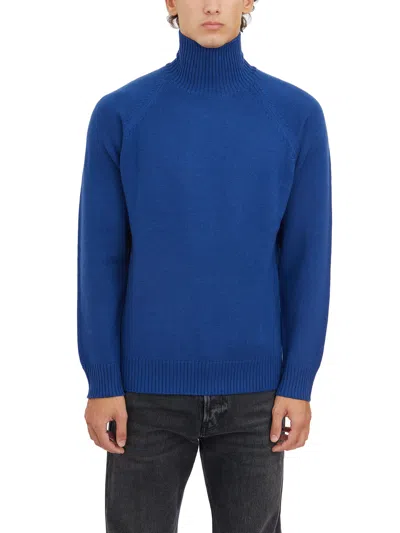 Paolo Pecora Maglia Lupetto In Lana In Blue