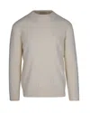 Paolo Pecora Cable-knit Wool Sweater In White