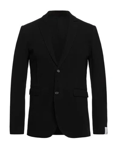 Paolo Pecora Man Blazer Black Size 38 Viscose, Polyamide, Elastane