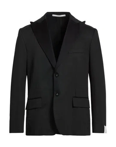 Paolo Pecora Man Blazer Black Size 42 Lyocell, Cotton