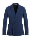 Paolo Pecora Man Blazer Blue Size 40 Viscose, Polyamide, Elastane