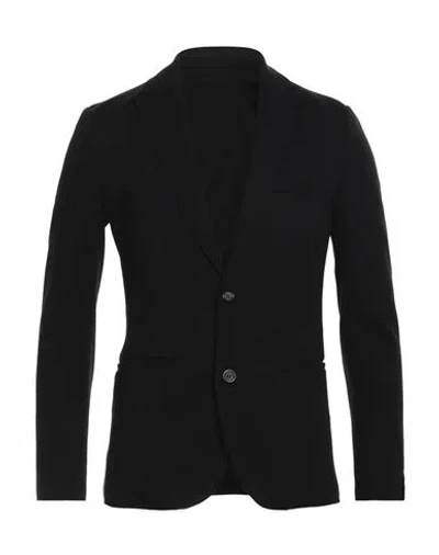 Paolo Pecora Man Blazer Charcoal Size 40 Viscose, Polyamide, Elastane In Grey