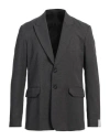 Paolo Pecora Man Blazer Grey Size 38 Polyester, Viscose, Elastane In Grey