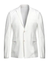 Paolo Pecora Man Blazer Ivory Size 38 Viscose, Polyamide, Elastane In White