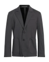 Paolo Pecora Man Blazer Lead Size 38 Viscose, Polyamide, Elastane In Grey