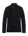 Paolo Pecora Man Blazer Midnight Blue Size 36 Cotton, Elastane