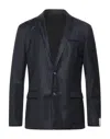 Paolo Pecora Man Blazer Midnight Blue Size 36 Polyester, Wool, Elastane