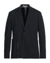 Paolo Pecora Man Blazer Midnight Blue Size 38 Viscose, Polyamide, Elastane